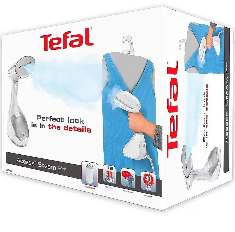 Tefal Access Steam Care DT9130 drabužių garintuvas Rankinis drabužių garintuvas 0,2 L Sidabras, Balta 1600 W