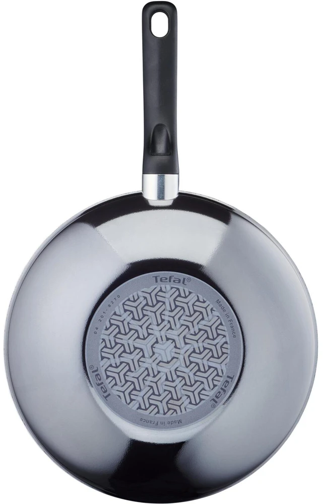 TEFAL D52619 Resist Wokpfanne 28cm mit Spiegel-Effekt juodas