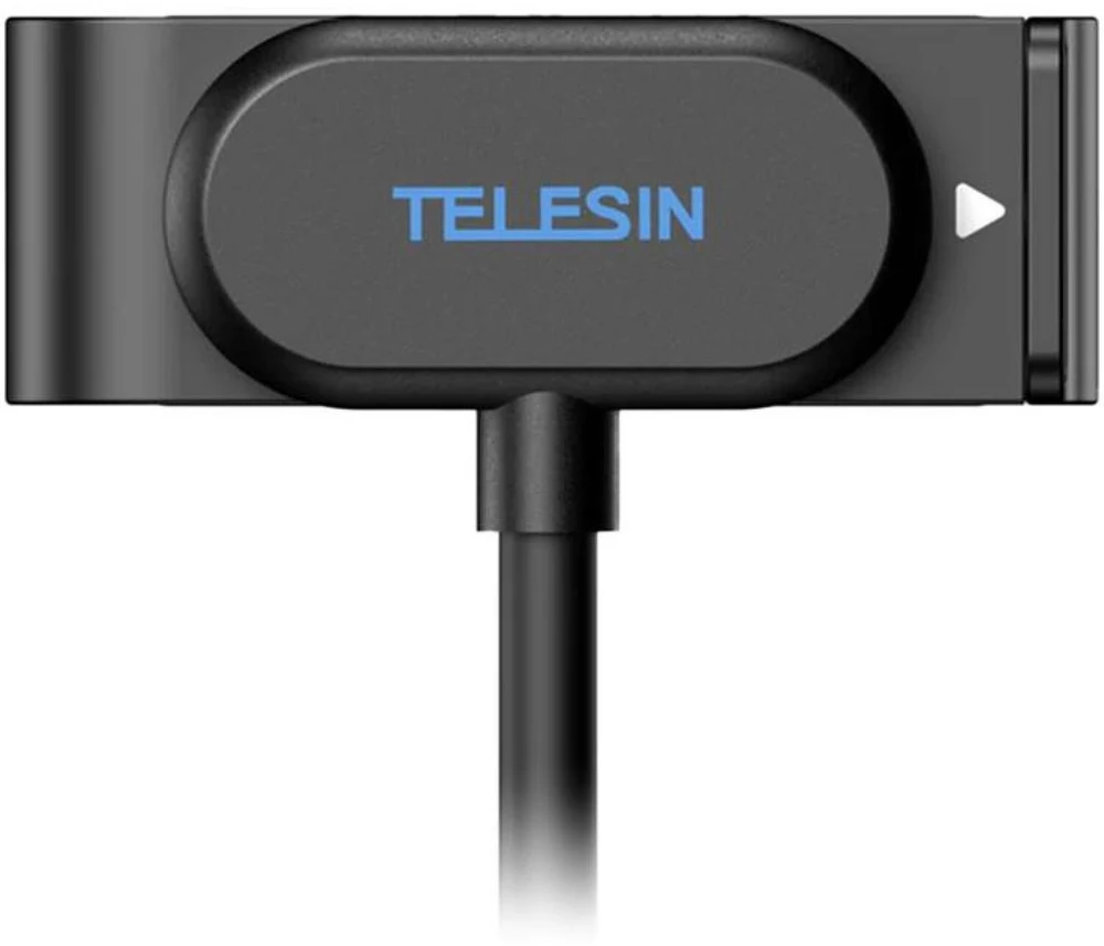 Telesin magnetinis įkrovimo adapteris su dangteliu, skirtas GoPro 9, 10, 11, 12, 13