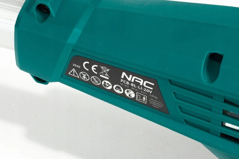 Grandininis pjūklas Aukštapjovė Nac PCB-BL-LI-20V; 20 V (be akumuliatoriaus ir pakrovėjo)
