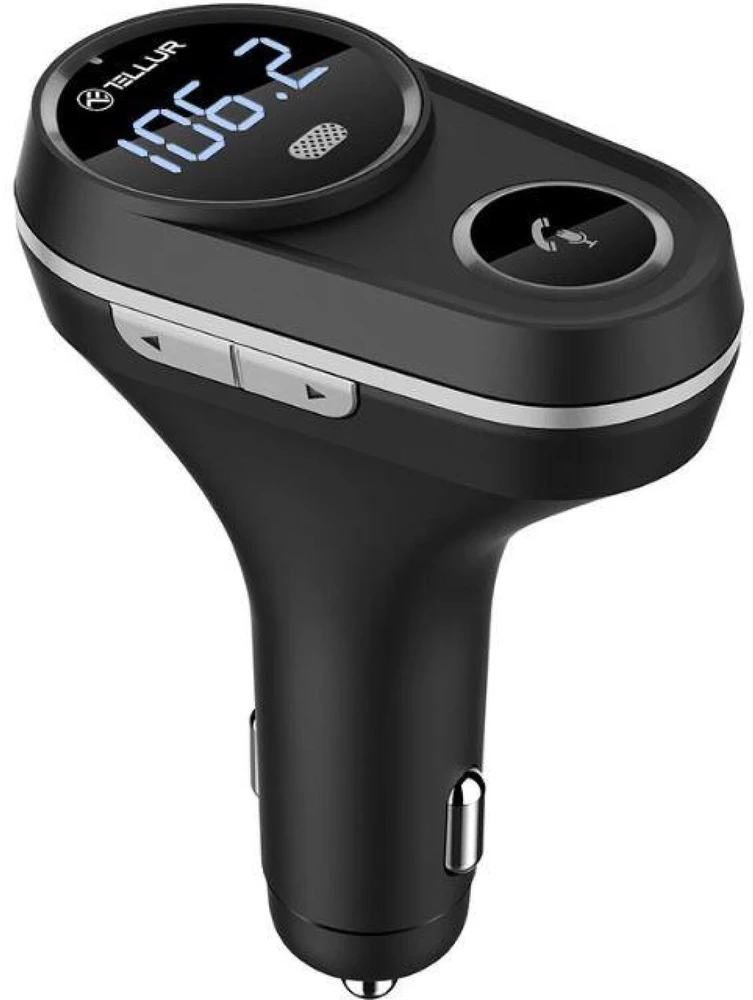 Automobilinis Bluetooth FM siųstuvas Tellur FMT-B5, juodas