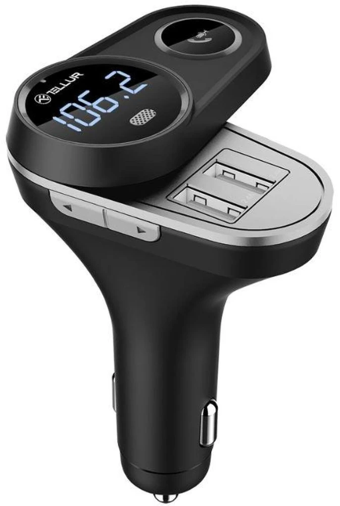 Automobilinis Bluetooth FM siųstuvas Tellur FMT-B5, juodas