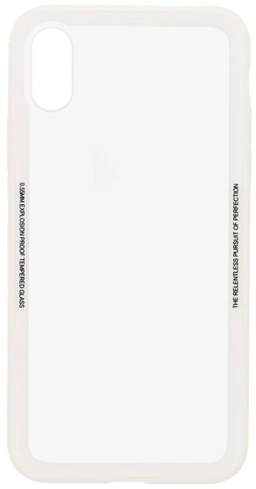 iPhone X/XS grūdinto stiklo ekrano apsauga Tellur, balta