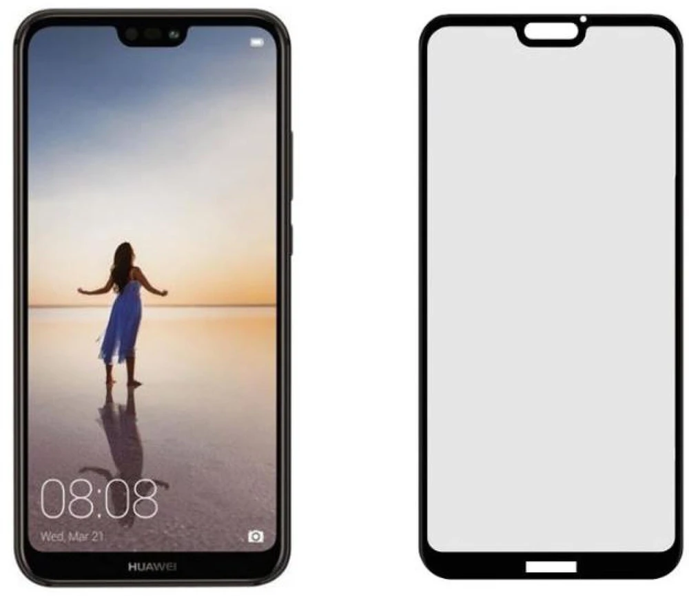 Tellur 3D grūdinto stiklo ekrano apsauga Huawei P20 Lite, juoda