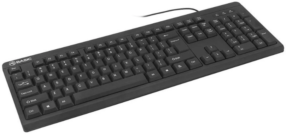 Tellur Bazinė laidinė klaviatūra US, USB, juoda