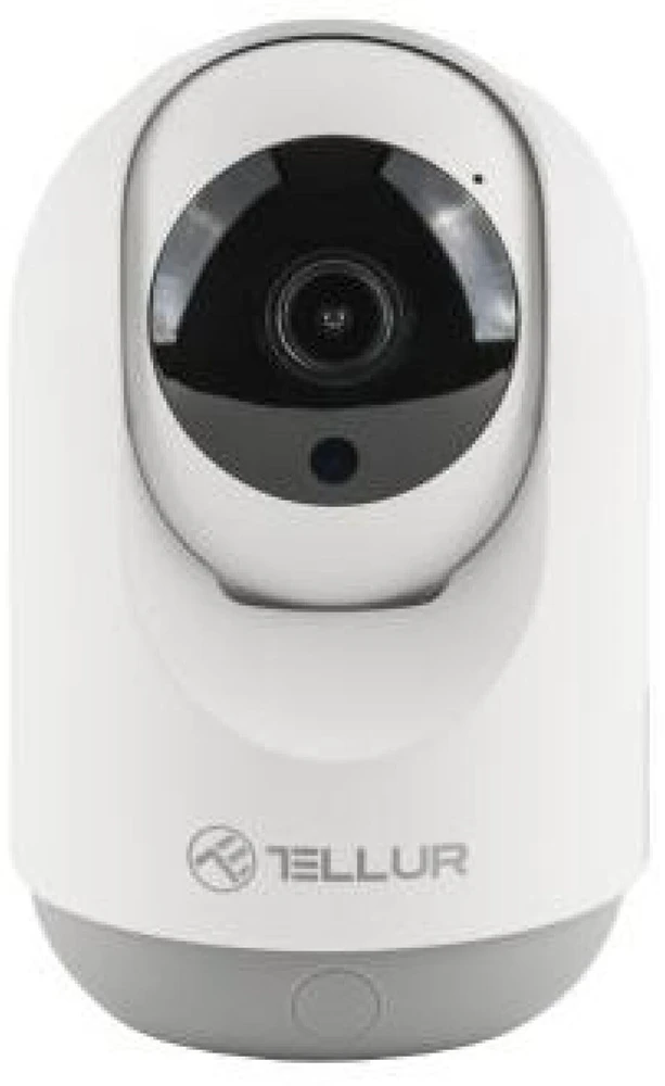„Tellur“ išmanioji „WiFi“ vidaus kamera, su horizontalia ir vertikalia jungtimi, 3 MP, „UltraHD“, automatinis sekimas, PTZ, „Baltas“