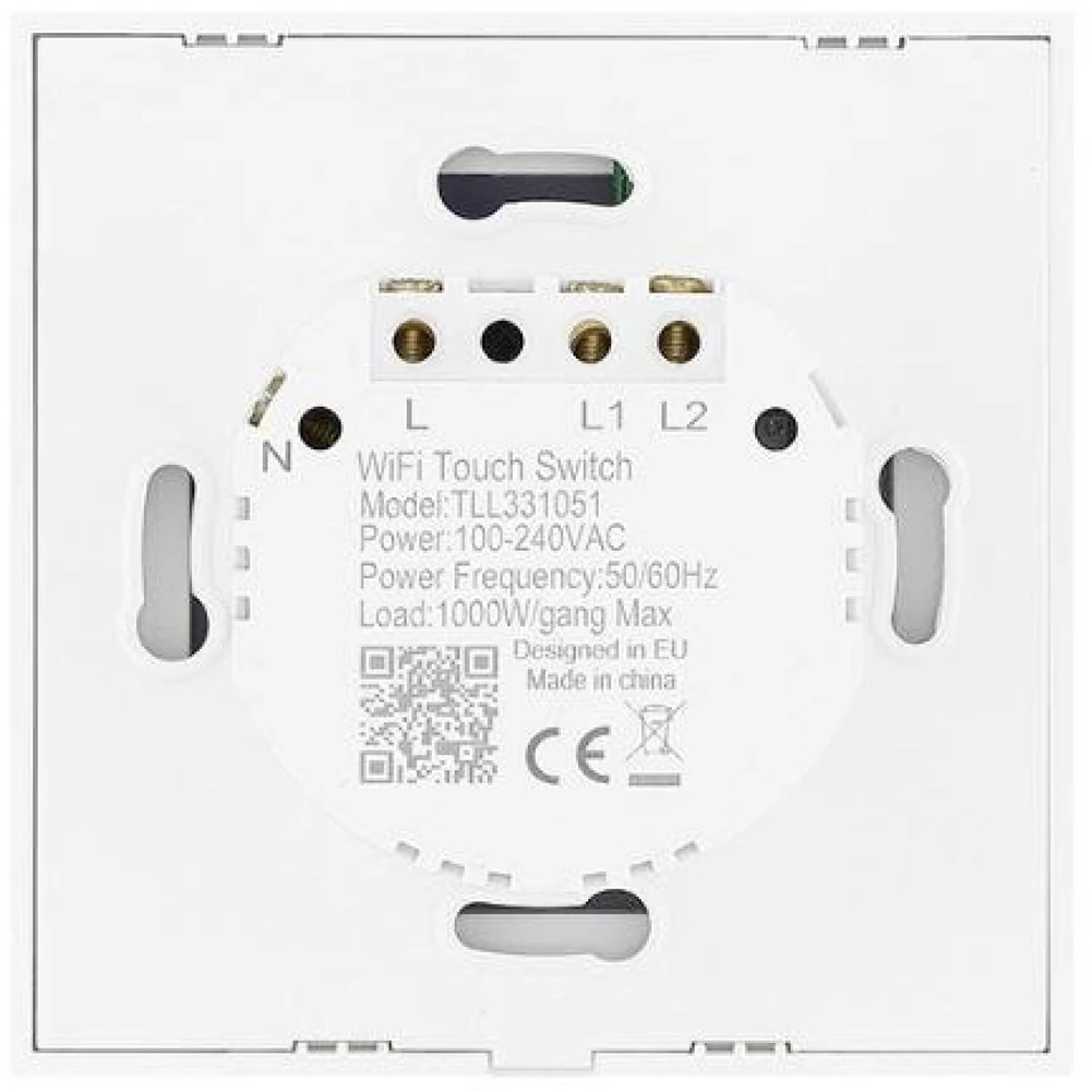 Tellur WiFi jungiklis, 2 prievadai, 1800W