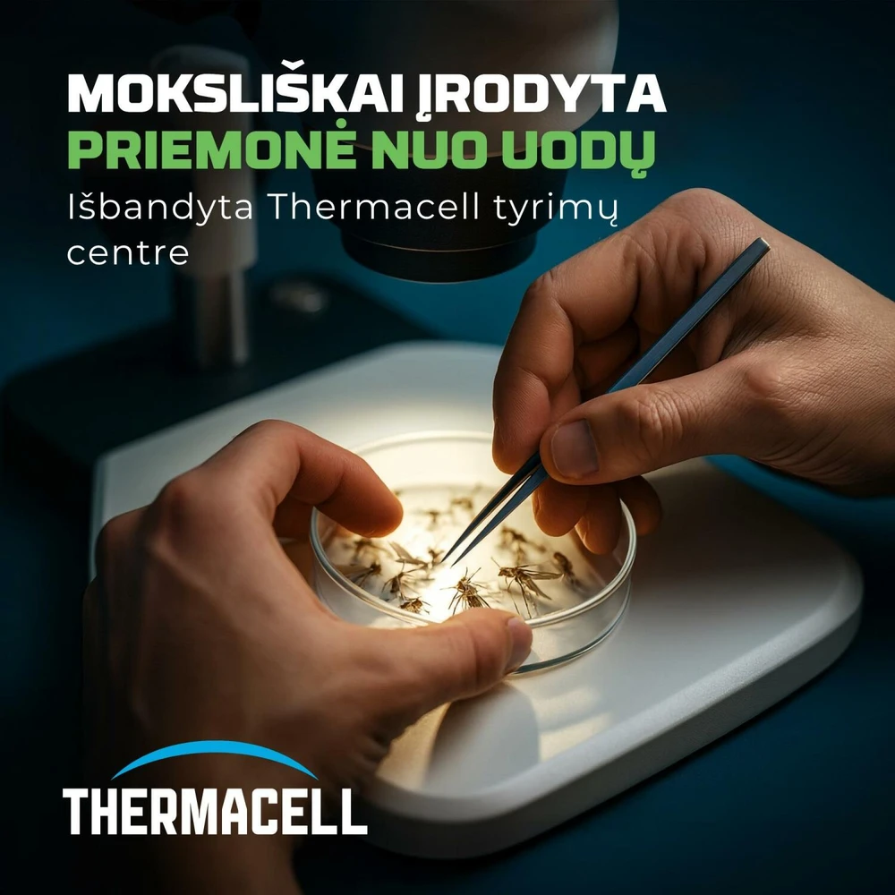 Uodus atbaidantis įrenginys ThermaCell Halo, baltos spalvos