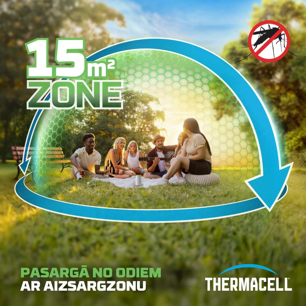Uodus atbaidantis įrenginys ThermaCell Halo, baltos spalvos