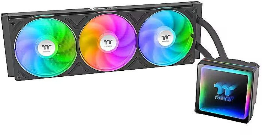 Thermaltake TH360 V3 ARGB Sync AiO vandens aušinimas – juodos spalvos