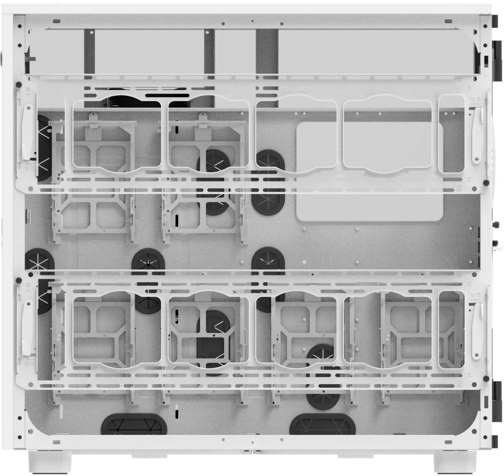 Didelis Thermaltake AX700 TG Snow Baltas