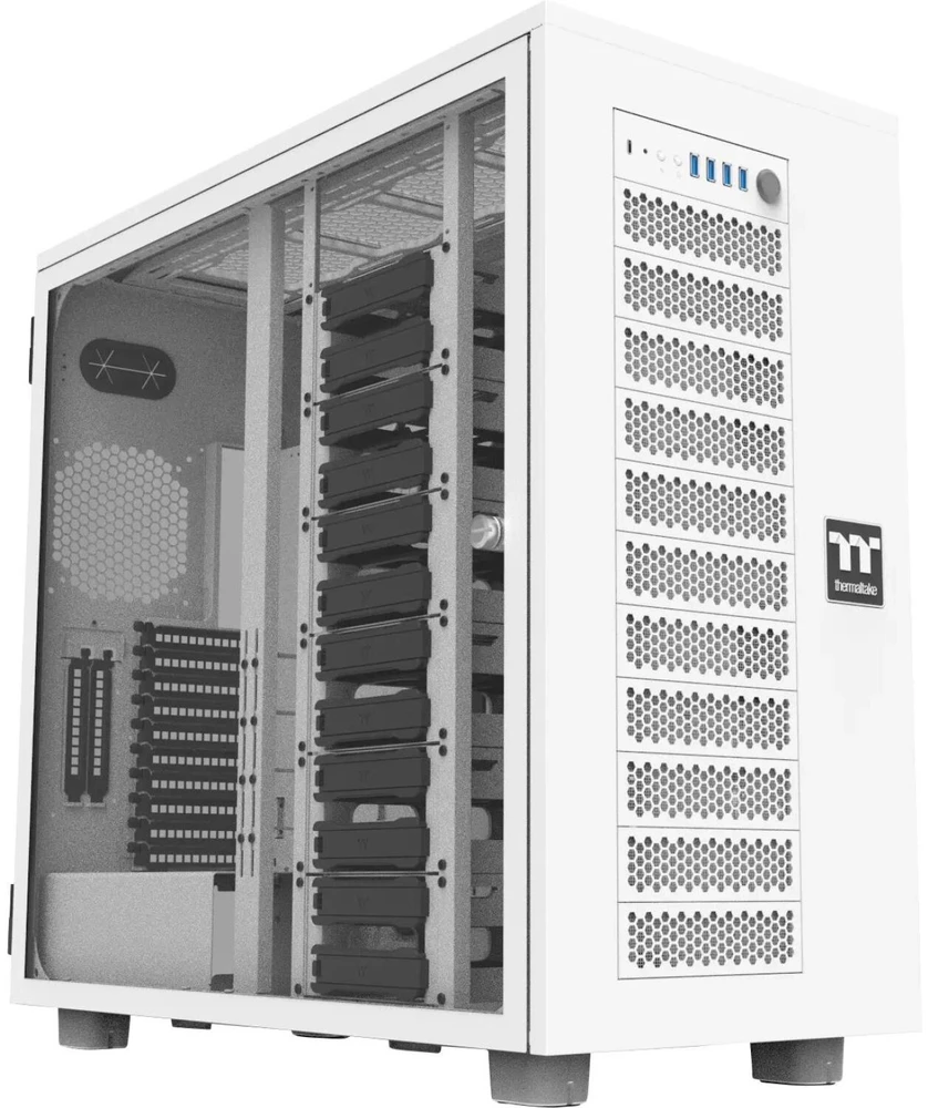 Didelis Thermaltake AX700 TG Snow Baltas