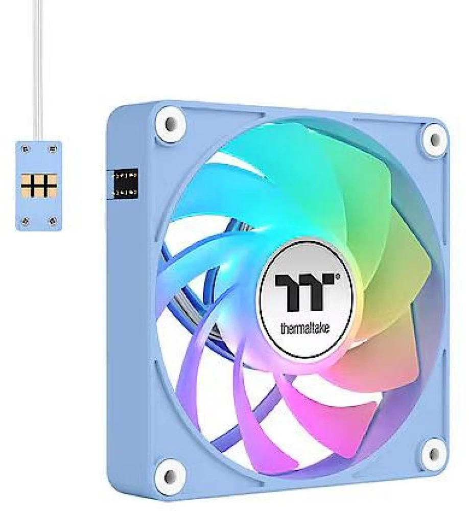Thermaltake CT120 EX atvirkštinio ARGB sinchronizavimo 3 ventiliatorių pakuotė, mėlyna (CL-F198-PL12BU-A)