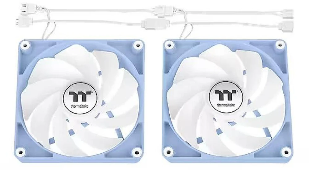 Thermaltake CT120 Reverse ARGB Sync Hydrangea Mėlyna 2 Pack | Korpuso ventiliatorius