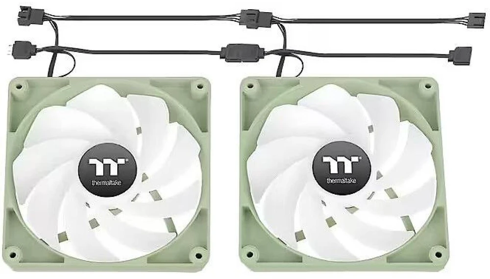 Thermaltake CT120 Reverse ARGB Sync Matcha Žalias 2 Pack | Korpuso ventiliatorius