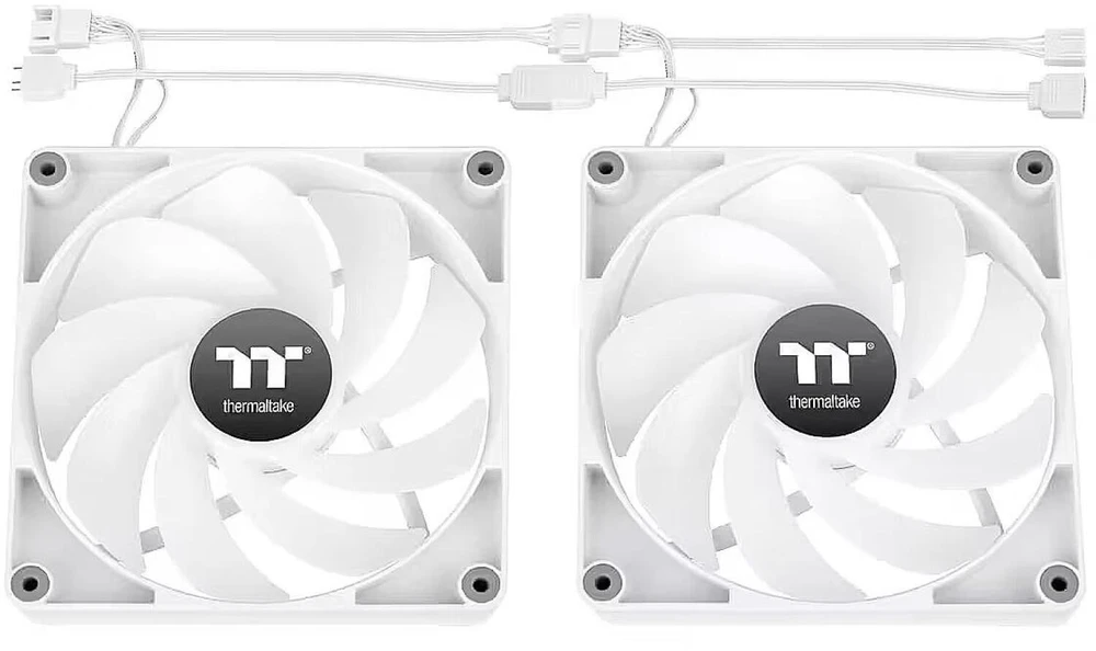Thermaltake CT120 Reverse ARGB, ventiliatorius, 12 cm, 500 RPM, 2000 RPM, balta