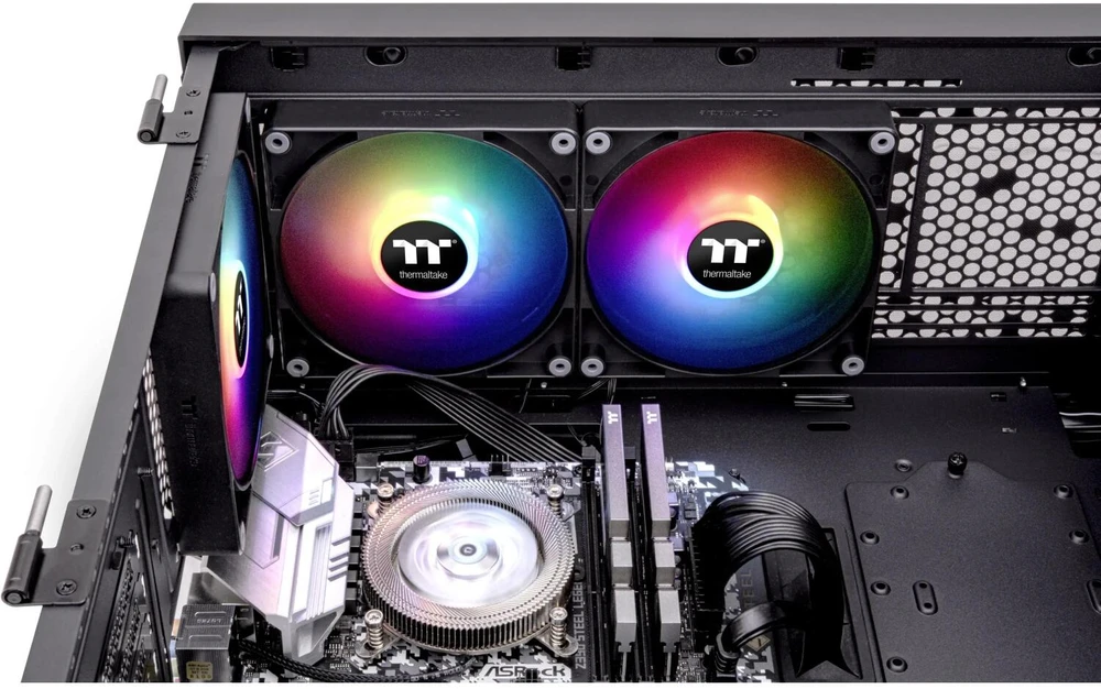 140 mm Thermaltake CT140 ARGB Sync PC aušinimo ventiliatorius 500-1500 aps./min - 2 pak.