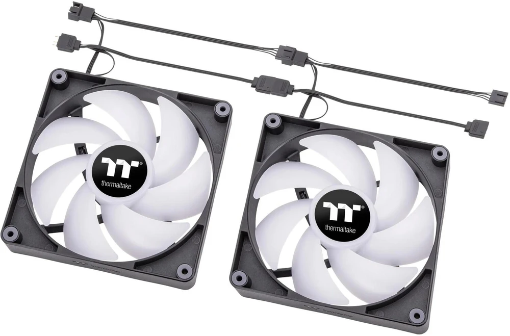 140 mm Thermaltake CT140 ARGB Sync PC aušinimo ventiliatorius 500-1500 aps./min - 2 pak.