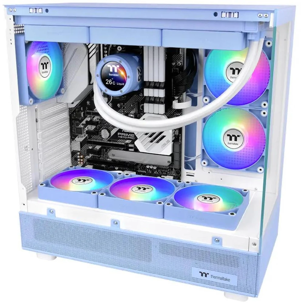 Thermaltake CL-F203-PL14BU-A, Oro aušintuvas, 14 cm, 500 RPM, 1500 RPM, Mėlyna
