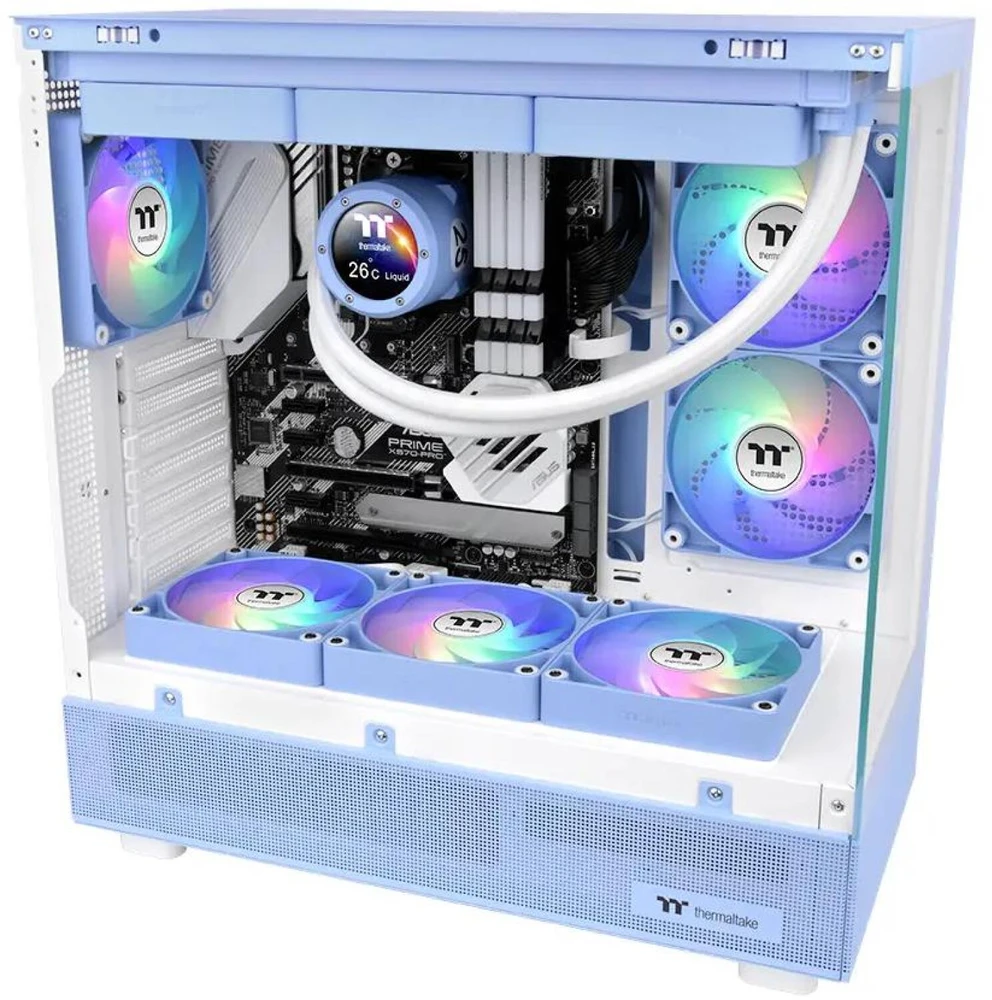 Thermaltake CL-F203-PL14BU-A, Oro aušintuvas, 14 cm, 500 RPM, 1500 RPM, Mėlyna