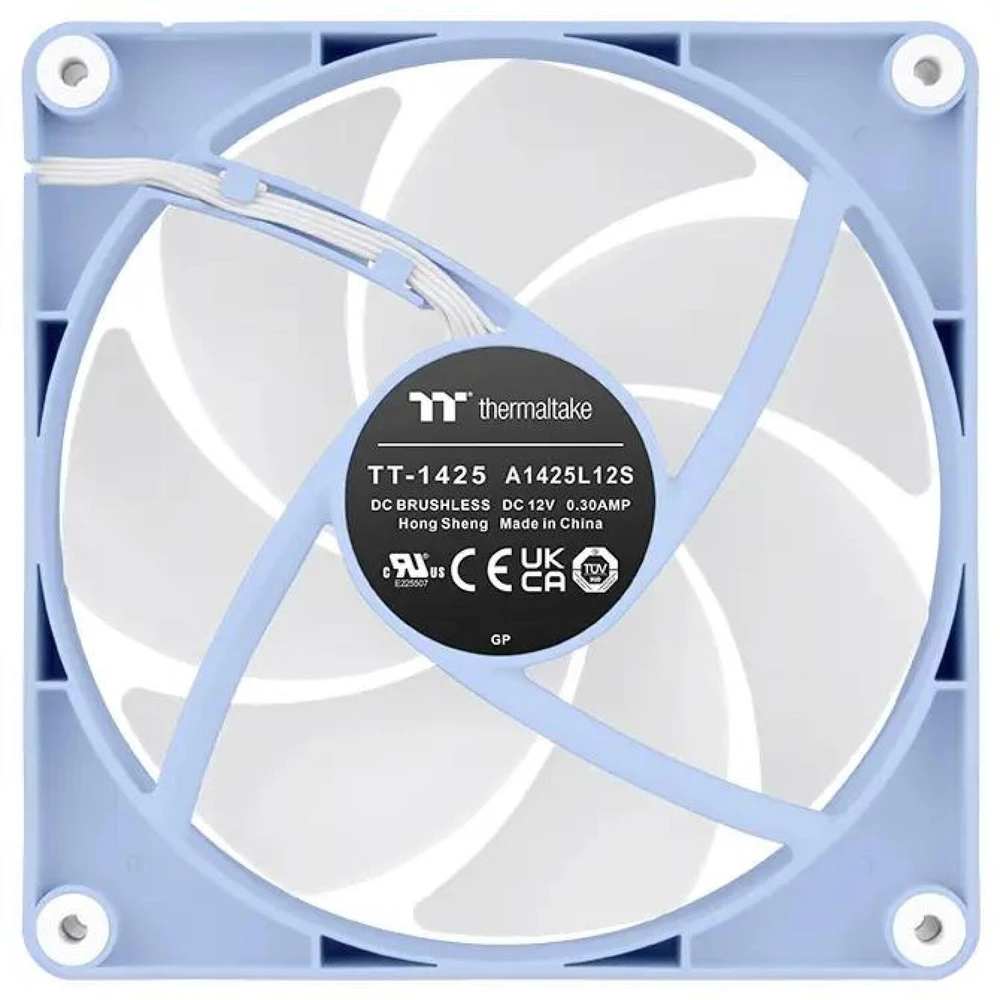 Thermaltake CL-F203-PL14BU-A, Oro aušintuvas, 14 cm, 500 RPM, 1500 RPM, Mėlyna