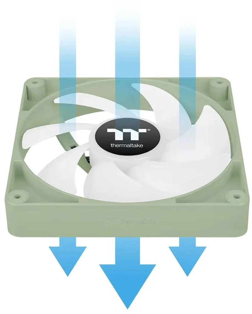 „Thermaltake CT140 ARGB Sync Matcha Žalias 2 vnt. pakuotė | Korpusų ventiliatoriai