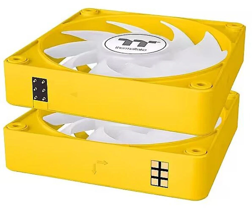 Thermaltake CT140 EX ARGB Sync kompiuterio aušinimo ventiliatorius Bumblebee 3 vnt.