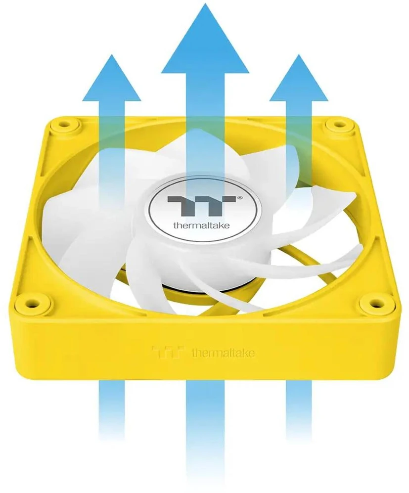 „Wentylator Thermaltake CT140 EX Reverse ARGB Sync“ 3 maitinimo šaltinių pakuotė (CL-F227-PL14BB-A)