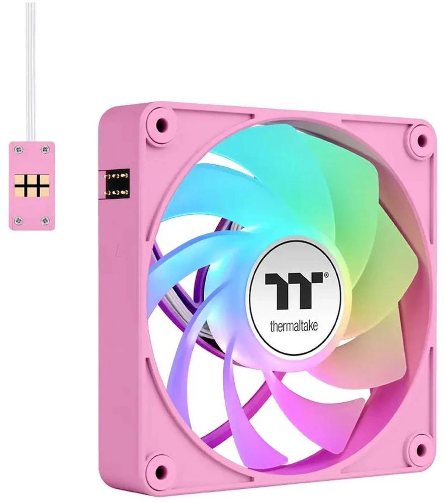 Wentylator Thermaltake CT140 EX Reverse ARGB Sync 3-pack rožinė (CL-F229-PL14PK-A)