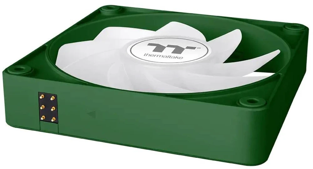 Thermaltake CT140 EX atvirkštinio ARGB sinchronizavimo kompiuterio korpuso ventiliatorius 14 cm žalias 3 vnt.