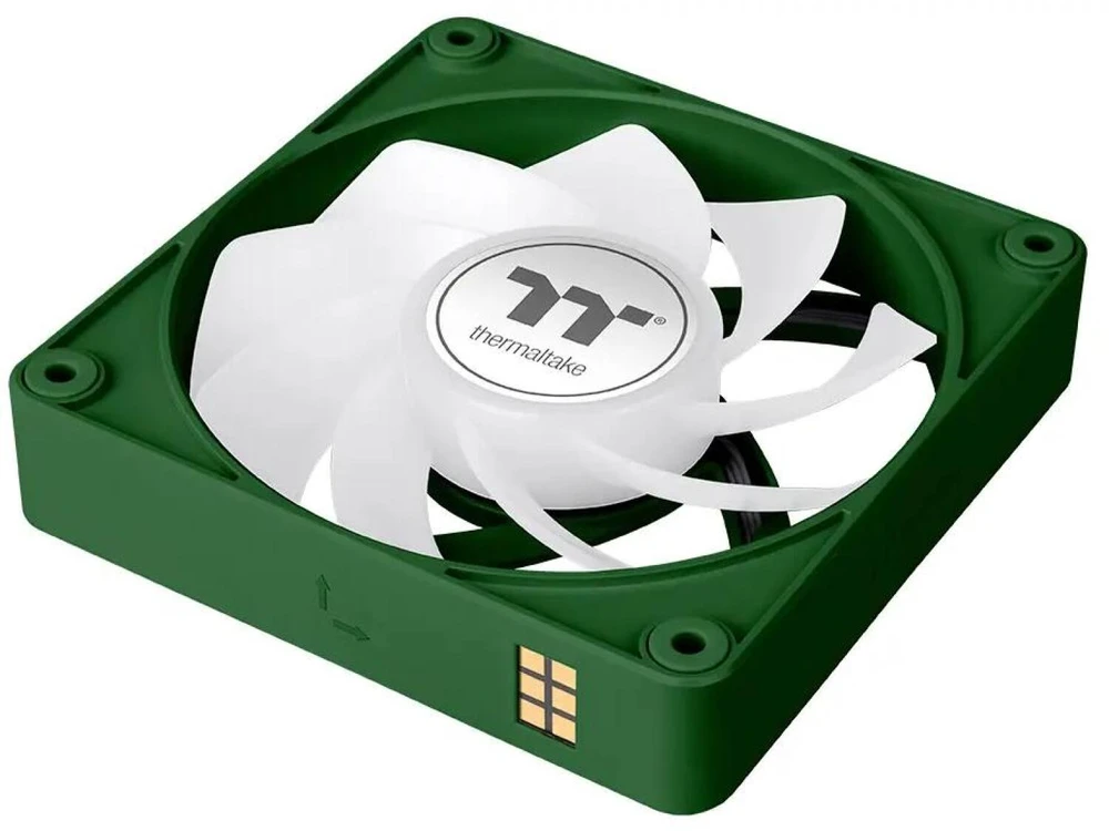 Thermaltake CT140 EX atvirkštinio ARGB sinchronizavimo kompiuterio korpuso ventiliatorius 14 cm žalias 3 vnt.
