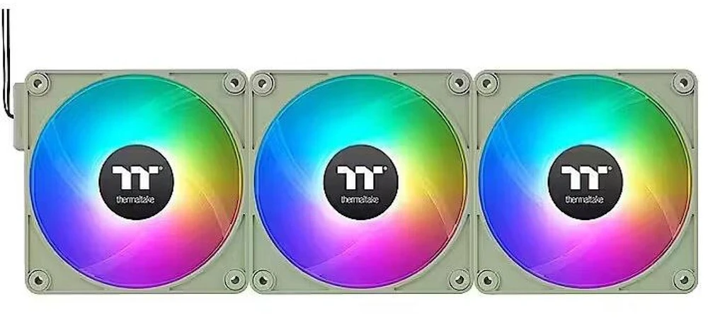 Thermaltake CT140 EX Reverse ARGB Sync Matcha Žalias 3 pack korpuso ventiliatoriai - 3 vnt.