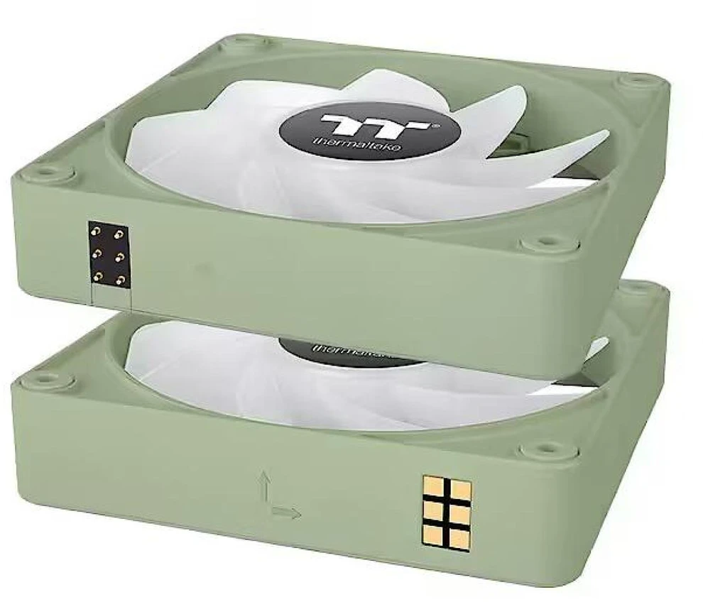 Thermaltake CT140 EX Reverse ARGB Sync Matcha Žalias 3 pack korpuso ventiliatoriai - 3 vnt.