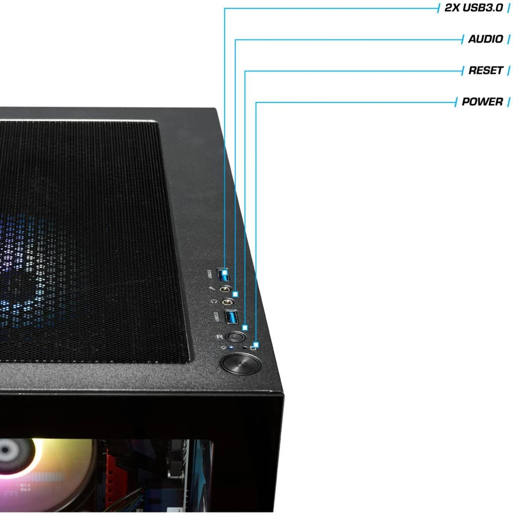 Thermaltake FTW A-Line Air 5060 PC-000121-DE, žaidimų kompiuteris, AMD Ryzen 7 5700X, 16GB DDR4, 500GB M.2 PCIe SSD