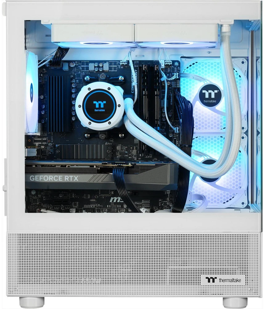 Thermaltake FTW V170A 5070 Elite Snow žaidimų kompiuteris PC-000108-DE, 32GB DDR5, 1TB M.2 PCIe SSD