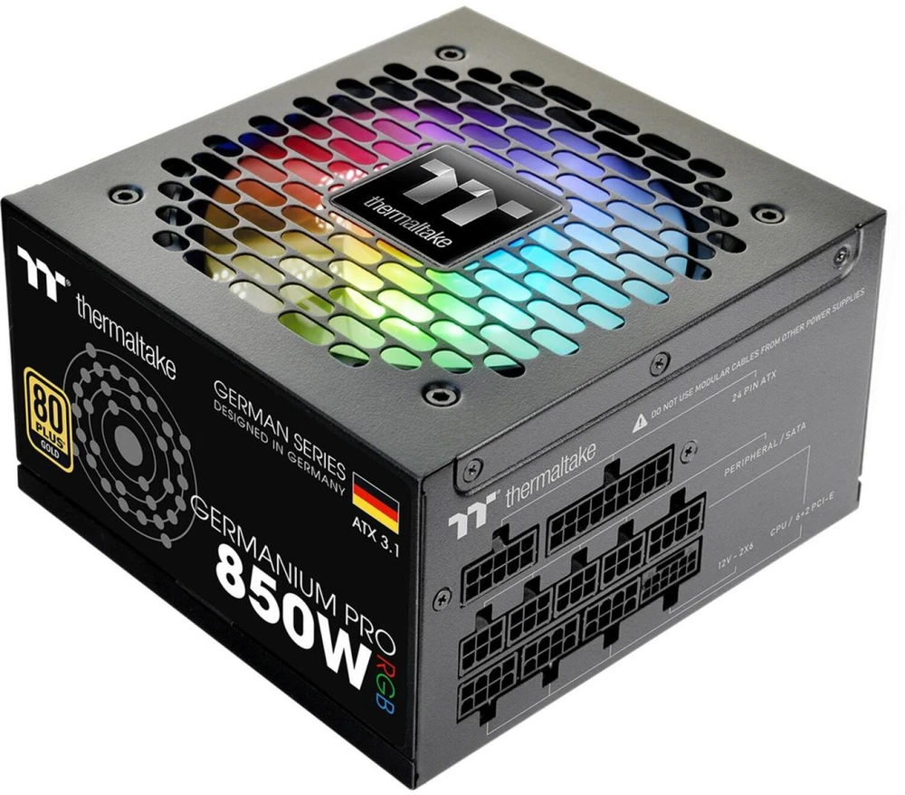 „Thermaltake“ 850 W „Germanium Pro RGB“ plokštė