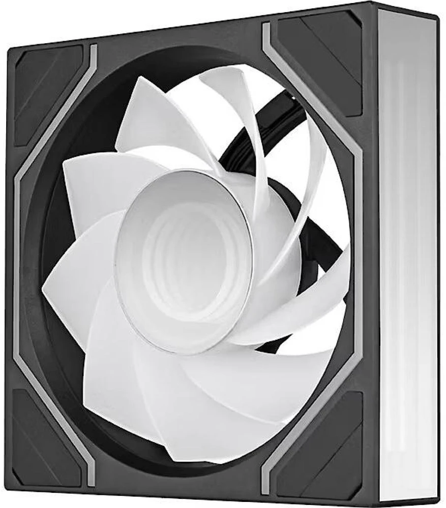 Thermaltake kompiuterio aušinimo ventiliatorius SWAFAN 120 EX INFINITY ARGB Sync CL-F264-PL12SW-A, 120mm, 124mm, juodas, 1 vnt.