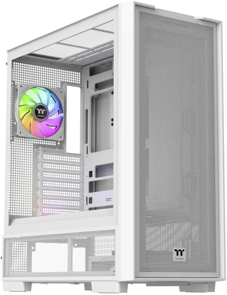 Midi Thermaltake S380 TG ARGB Snow Baltas