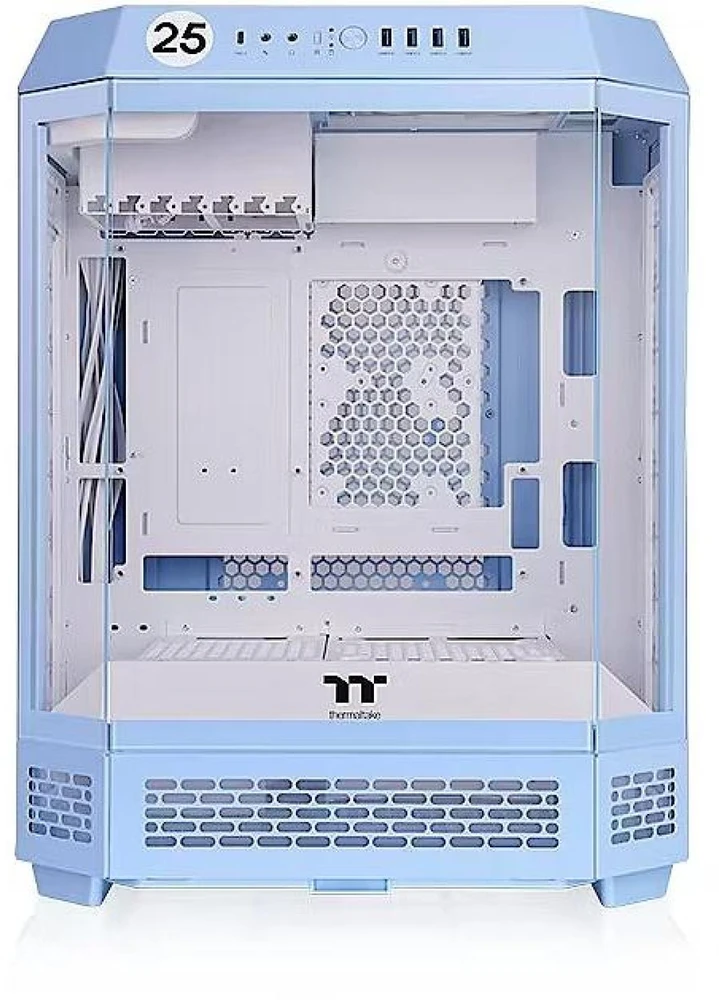 Mėlyna Midi Thermaltake The Tower 600 Hydrangea Mėlyna