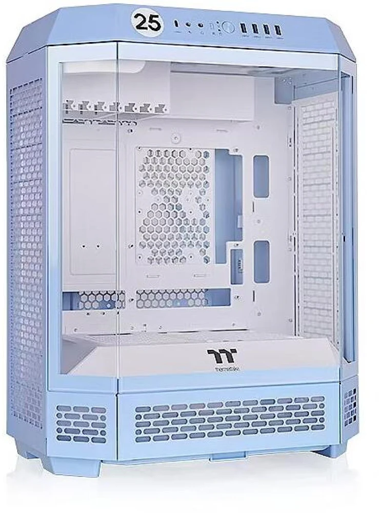 Mėlyna Midi Thermaltake The Tower 600 Hydrangea Mėlyna