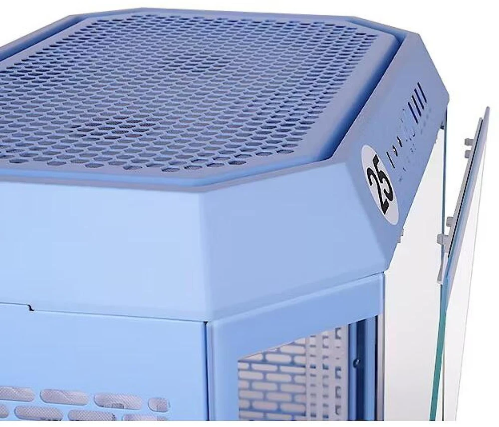 Mėlyna Midi Thermaltake The Tower 600 Hydrangea Mėlyna