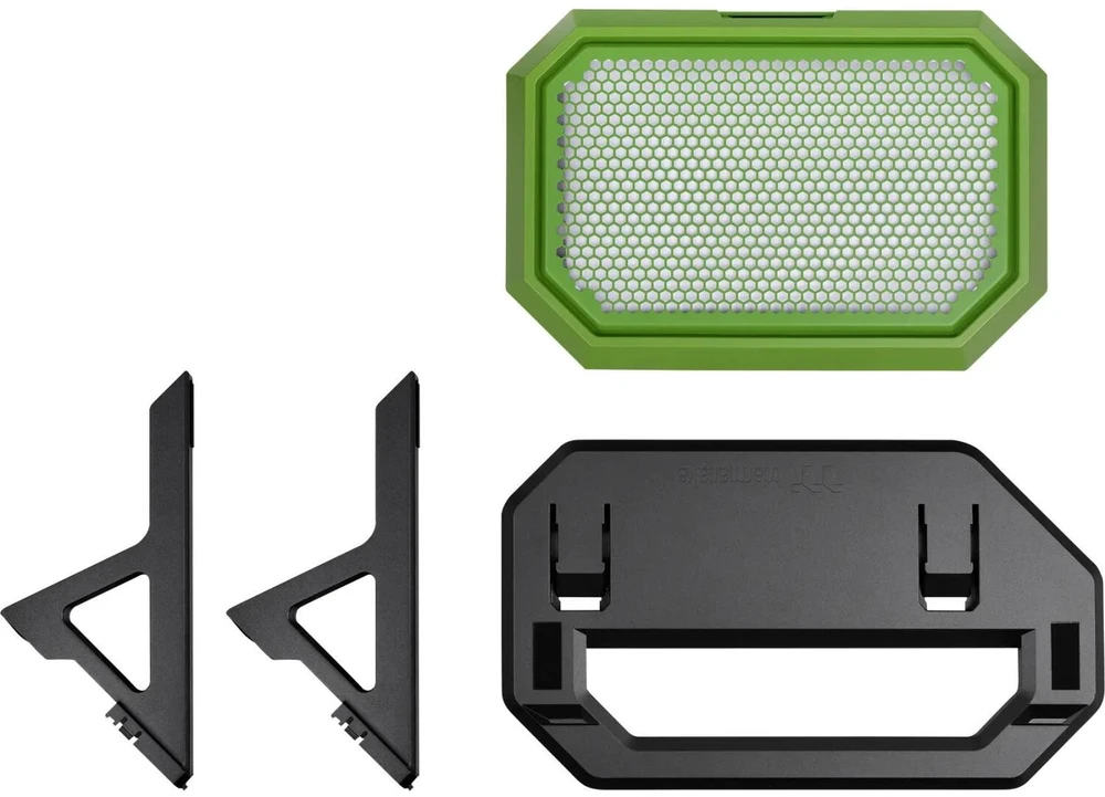 Thermaltake AC-076-ONQNAN-A1, Midi Tower, Bokšto konvertavimo į stelažą rinkinys, Juoda, Žalia, The Tower 600, 230 mm, 459 mm