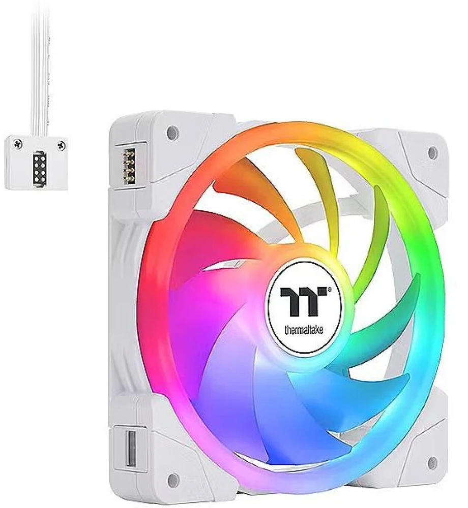 Wentylator Thermaltake SWAFAN EX14 ARGB Baltas 3-pack (CL-F170-PL14SW-A)