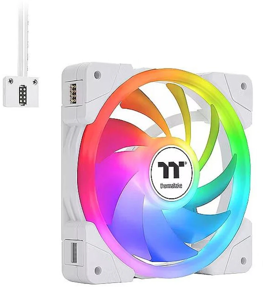 Wentylator Thermaltake SWAFAN EX12 ARGB Baltas 3-pack (CL-F169-PL12SW-A)