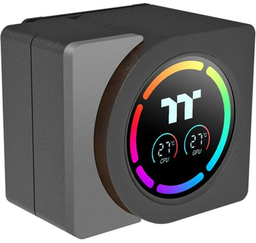 Thermaltake LB360-S ARGB LCD Edition CL-W506-PL12SW-A, skysčio aušinimo sistema, 3x 120mm radiatorius, 700-1900 aps./min., 33,8 dB