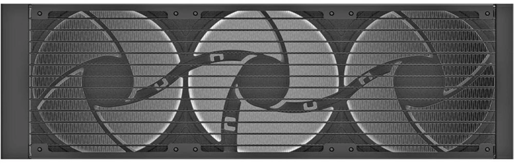 Thermaltake LB360-S ARGB LCD Edition CL-W506-PL12SW-A, skysčio aušinimo sistema, 3x 120mm radiatorius, 700-1900 aps./min., 33,8 dB