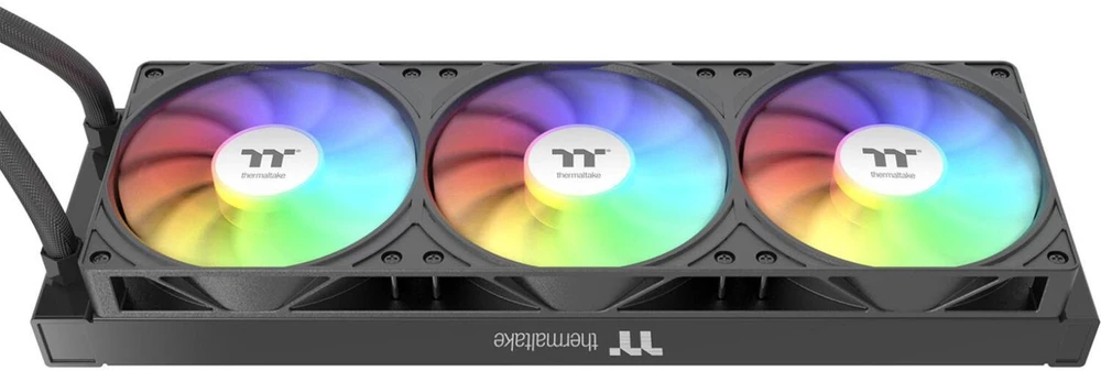 Thermaltake LB360-S ARGB LCD Edition CL-W506-PL12SW-A, skysčio aušinimo sistema, 3x 120mm radiatorius, 700-1900 aps./min., 33,8 dB