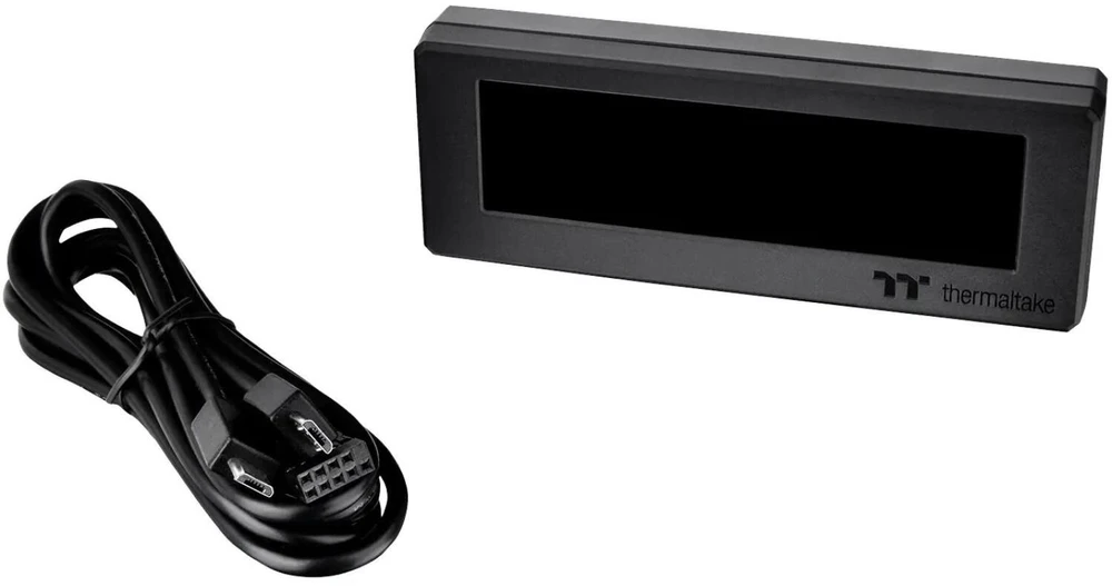 Thermaltake AC-073-OO1NAN-A1, universalus, LCD ekrano rinkinys, juodas, 5 V, 14 W, 18 mm