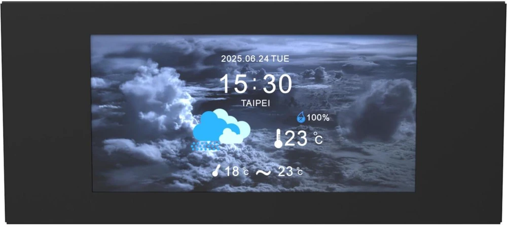 Thermaltake 6.0inch LCD Panel Kit for View 600 TG Juodas