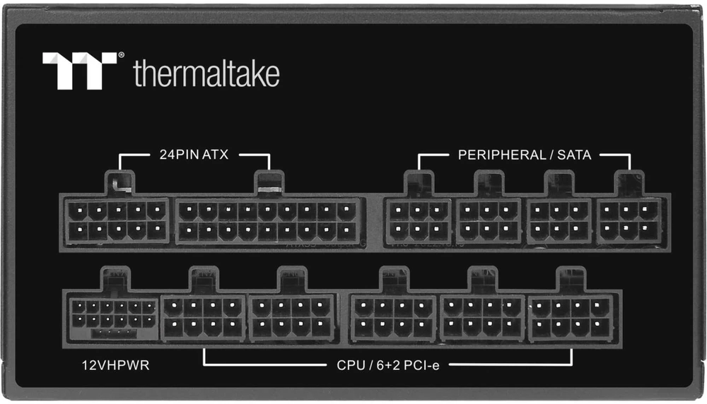 Thermaltake TOUGHPOWER GF A3 maitinimo blokas 1050 W 24 kontaktų ATX ATX Juodas